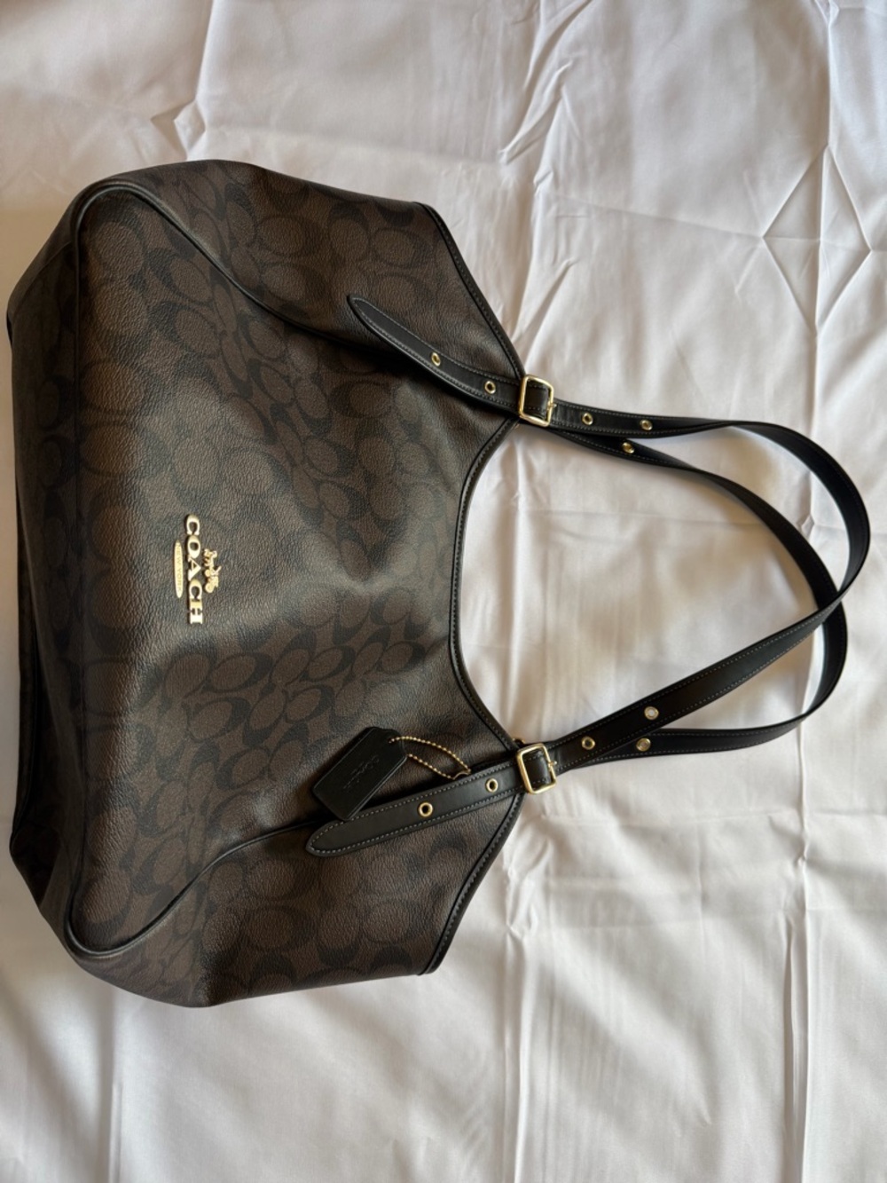 Coach Meadow Shoulder Bag In Signature Canvas